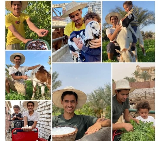 مشروعات الإنتاج الحيواني والزراعي عند أحمد السمالوسي.. تجربة عملية لبناء مزرعة متكاملة بأقل الإمكانيات
