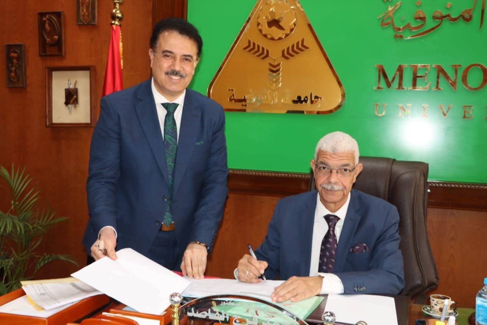 رئيس جامعة المنوفية يعتمد نتيجة تراكمي الفرقة الرابعة بكلية الذكاء الإصطناعي