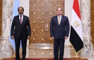 الرئيس السيسى يستقبل الرئيس الصومالي 