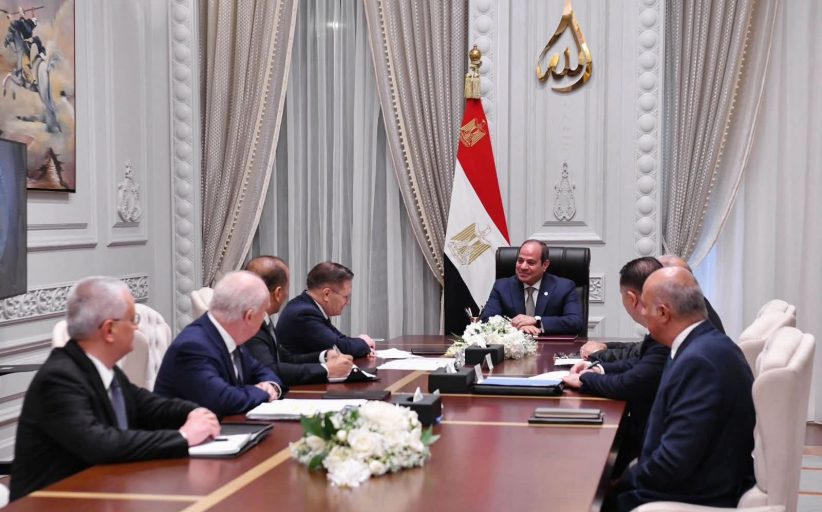 الرئيس السيسى يستقبل المدير العام لهيئة الدولة للطاقة النووية الروسية