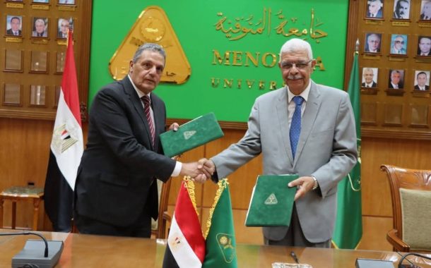 رئيس جامعة المنوفية يوقع بروتوكول تعاون لدعم المستشفيات والمراكز الطبية بقطاع الحماية المجتمعية بوزارة الداخلية