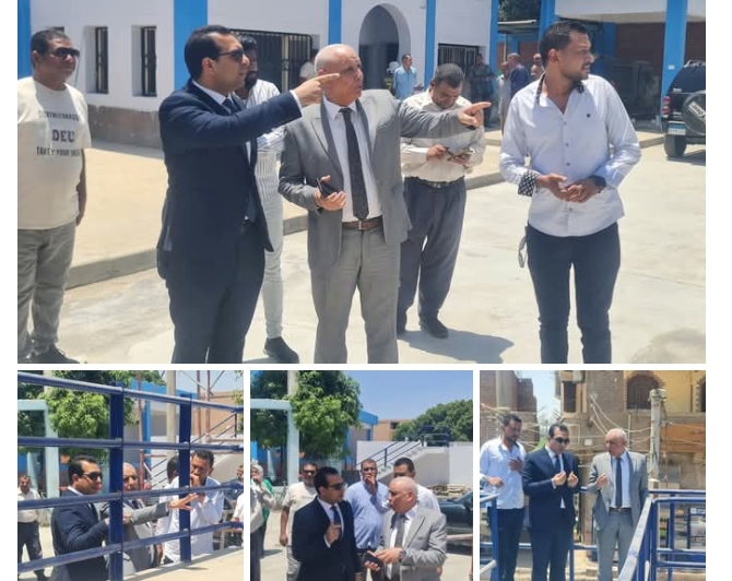 ضمن خطه تحسين خدمات مياه الشرب والصرف الصحي بقنا