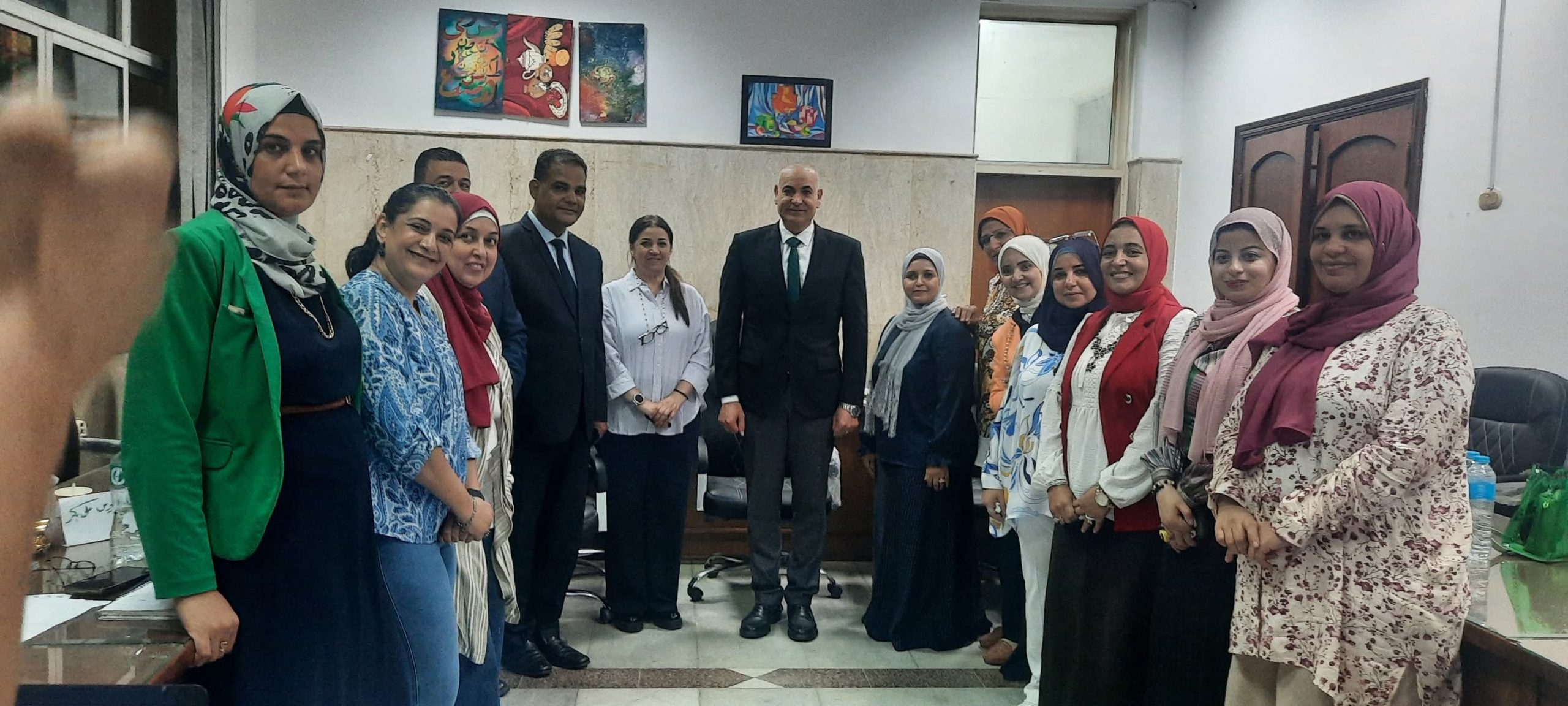 نائب رئيس الجامعة لشئون التعليم والطلاب يشهد ختام تدريب جائزه مصر لمقيمين الجائزه الداخليه لتميز الحكومى بجامعه المنوفيه