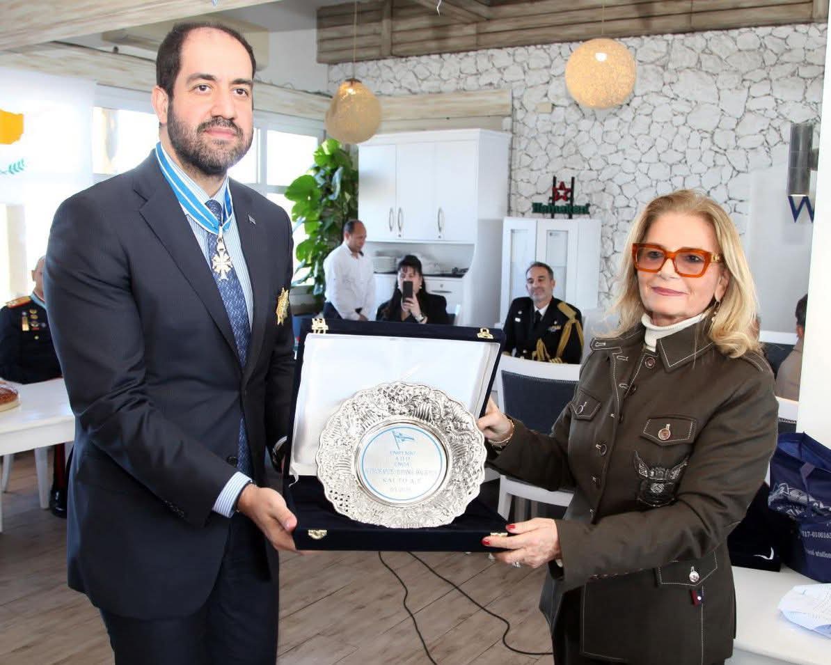 سيدة البحار المصرية أول سيدة مصرية من اصل يونانى تترأس النادى البحرى بالشرق الأوسط