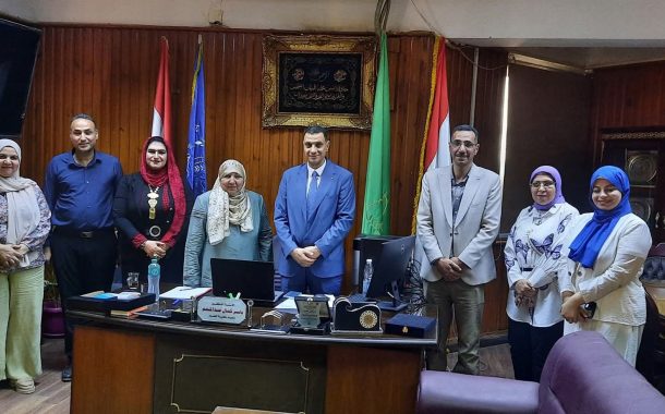 زياره فريق مركز الجوده لكليه العلوم جامعه المنوفيه
