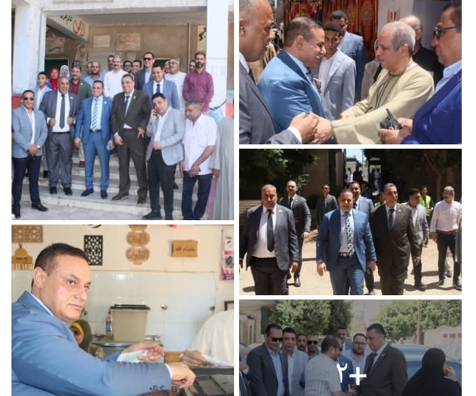 أمين حماة الوطن بسوهاج يتجول بمقار اللجان الانتخابية ويتواصل مع الناخبين