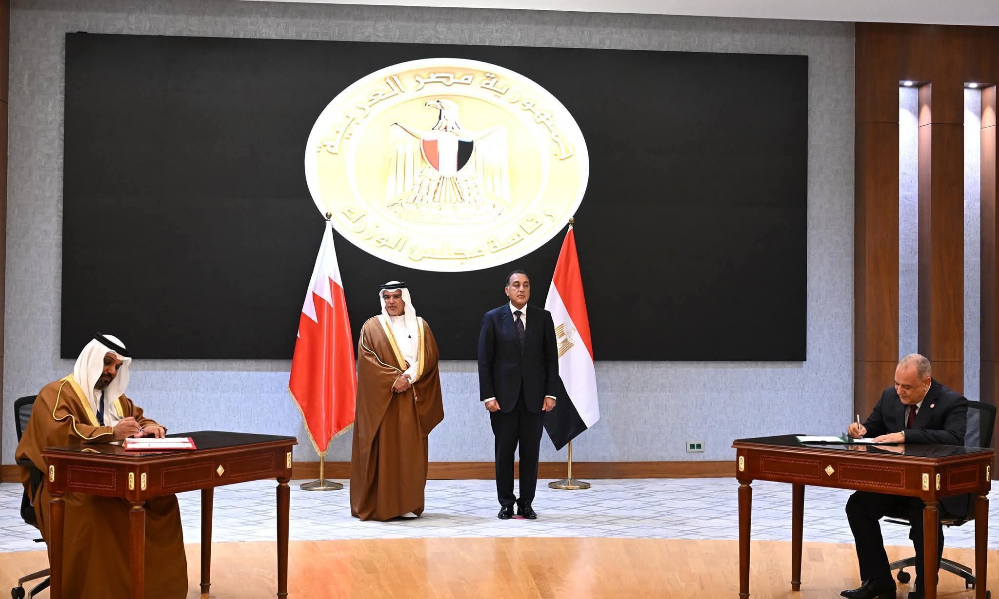 مدبولي وولي عهد مملكة البحرين يشهدان توقيع 8 وثائق في مجالات تخدم تعزيز أوجه التعاون الثنائي
