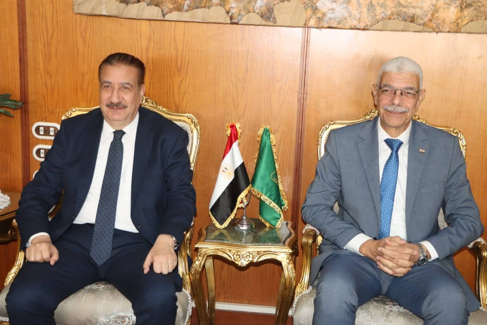 رئيس جامعة المنوفية يستقبل محافظ المنوفية لبحث أوجه التعاون المشترك ومتابعة انتظام العام الدراسي الجديد