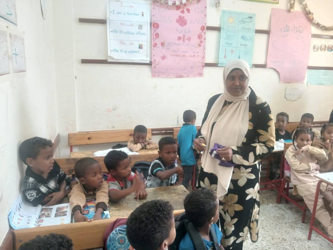 فايزة أحمد مدير مديرية التربية والتعليم تترأس فريق متابعة للجنوب