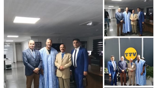 وفد “رسالة السلام” يبحث مع رئيس قناة “التقدمية TV” في موريتانيا سبل التعاون لنشر ثقافة التنوير والفكر المستنير