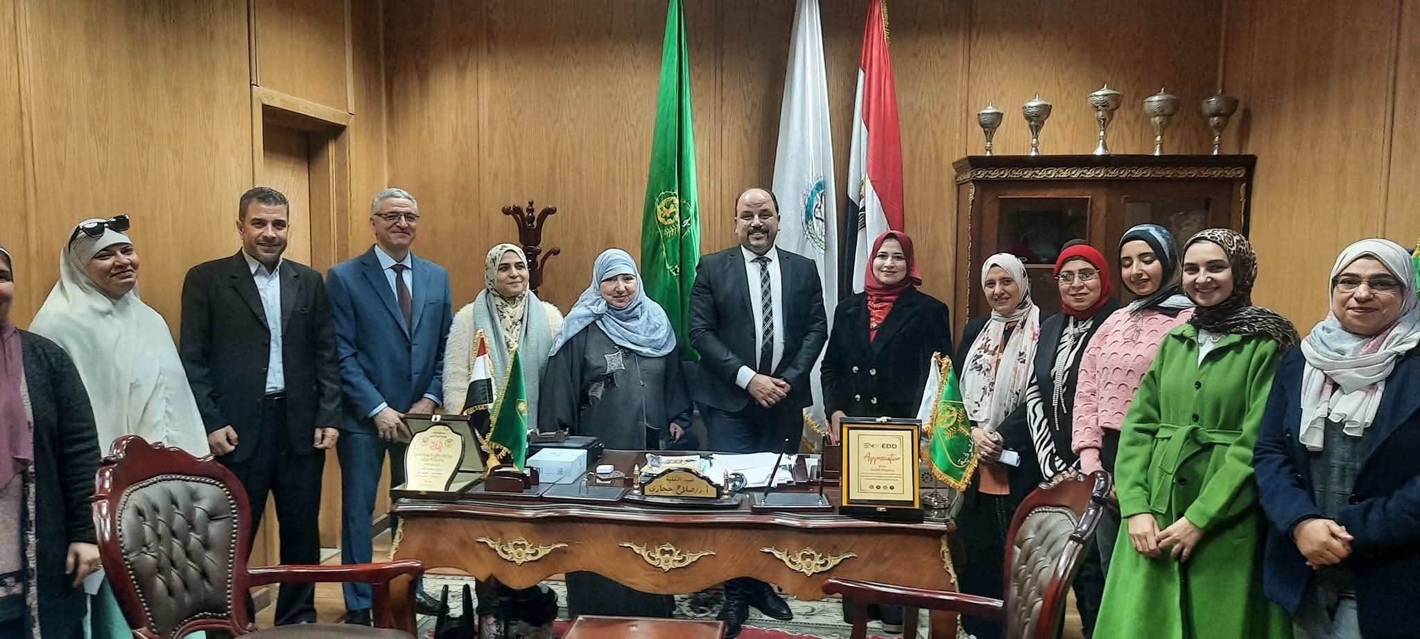 زياره فريق مركز ضمان الجوده لكليه طب الأسنان جامعة المنوفية