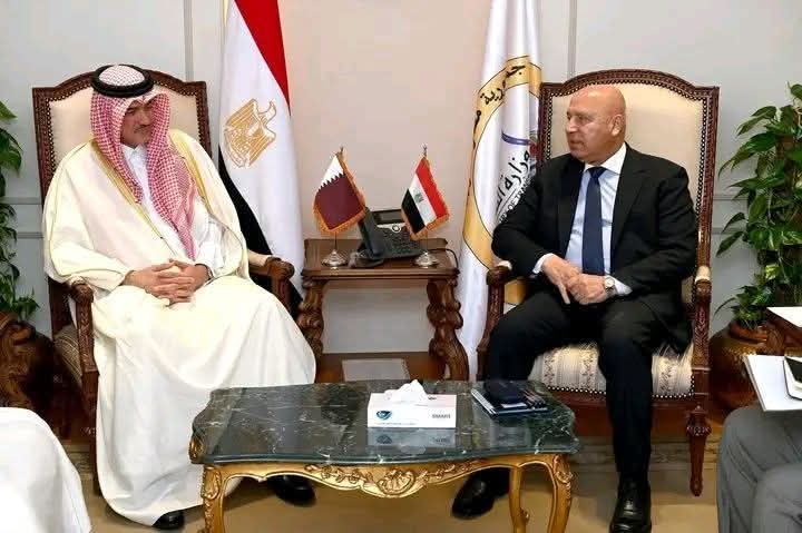 نائب رئيس مجلس الوزراء للتنمية الصناعية وزير الصناعة والنقل يبحث مع وزير التجارة الخارجية القطري تدشين مشروعات تكاملية مصرية قطرية