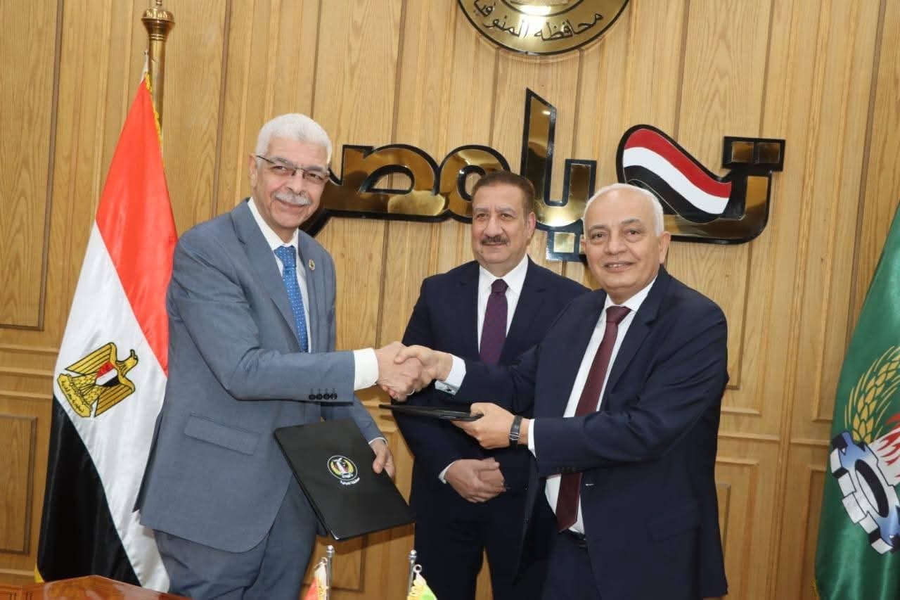 بحضور محافظ المنوفية.. الجامعة المنوفية توقّع بروتوكول تعاون مع جامعة الريادة للعلوم والتكنولوجيا لدعم التدريب الطبي وتبادل الخبرات