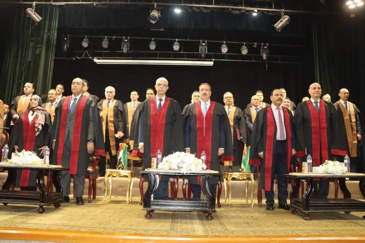 رئيس جامعة المنوفية والمحافظ يشهدان احتفال الجامعة بعيدها التاسع والأربعين ومسيرة العطاء والإنجاز التى تتجدد كل عام