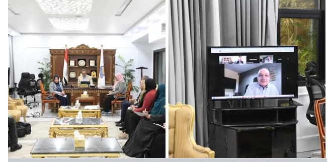 محافظ قنا يبحث مع مساعد وزير التنمية المحلية دعم التكتلات الاقتصادية