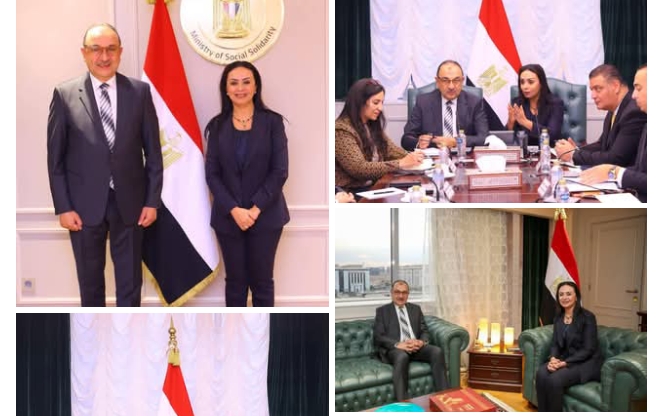 وزيرا قطاع الأعمال العام والتضامن الاجتماعي يبحثان تعزيز التعاون المشترك