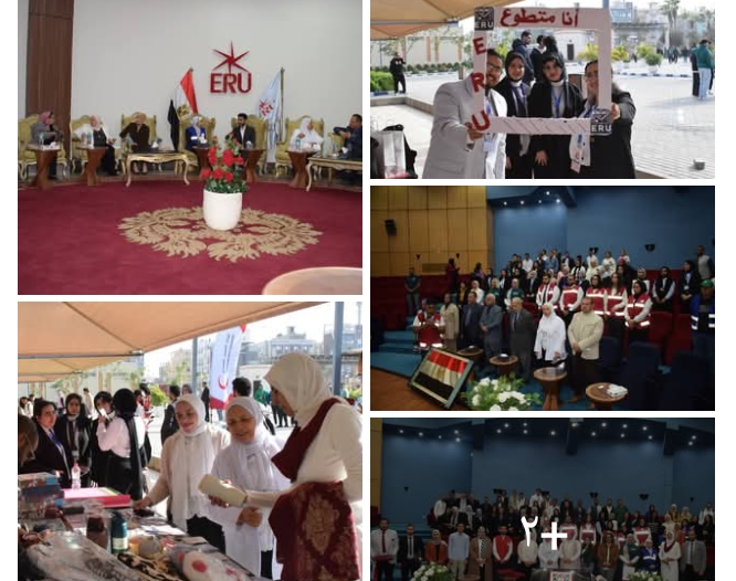 الجامعة المصرية الروسية تحتفل باليوم العالمى للتطوع 