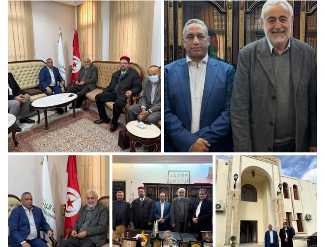 رئيس جامعة الزيتونة يستقبل وفد مؤسسة رسالة السلام والاتفاق على تعاون شامل