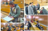 نائب رئيس جامعة قنا يتفقد أعمال امتحانات الفصل الدراسي الأول بكلية الحقوق