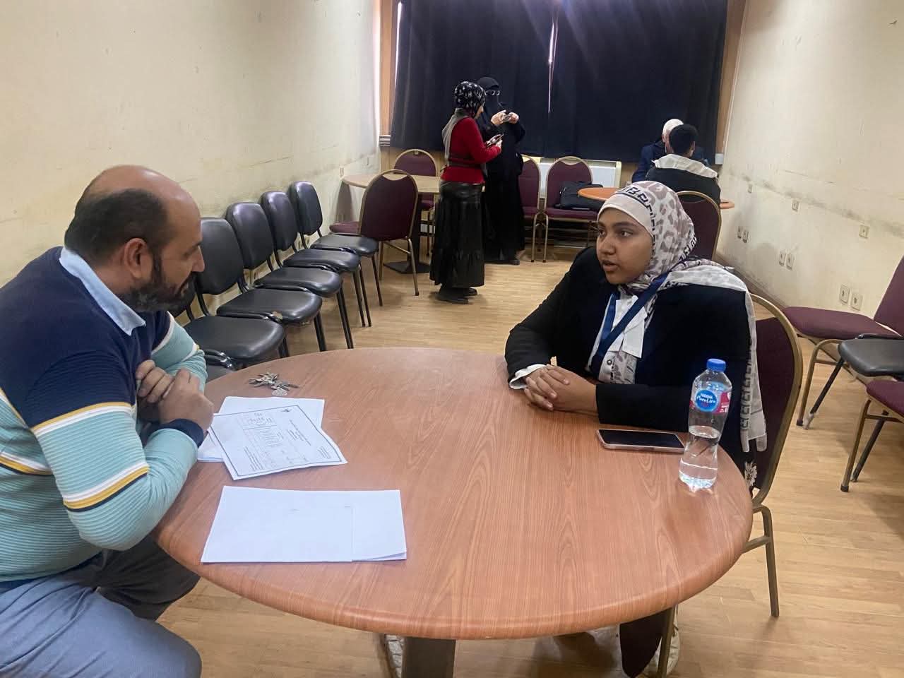 حصول الطالبة بسملة بمدرسة فاطمة الزهراء الثانوية بنات بقنا المركز الثاني علي مستوي الجمهورية
