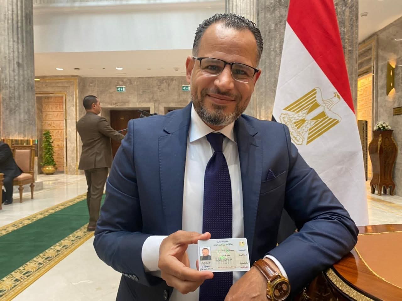 النائب محمد فاروق عقب تسلمه كارنيه النواب : السياحة و الصحة و التعليم أولى اهتماماتي تحت القبة