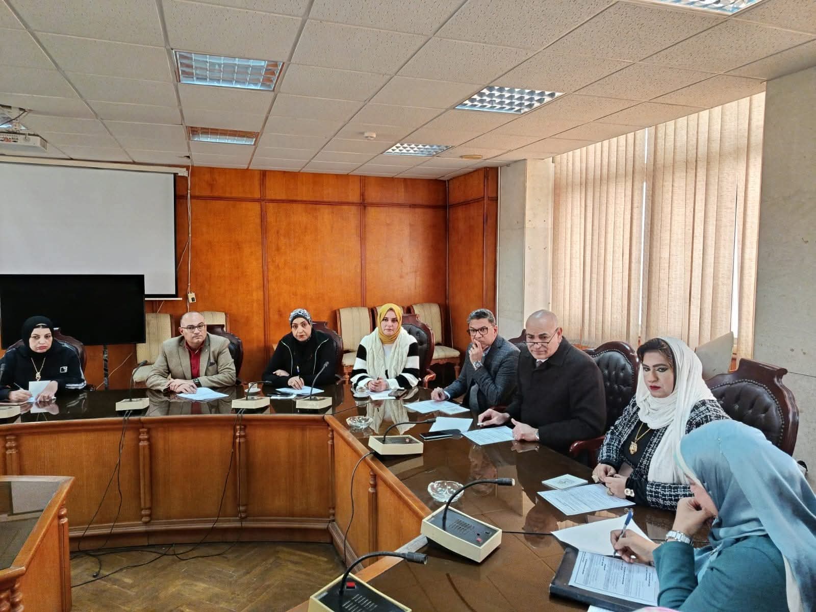 عبدالباري يتابع استعدادات جامعة المنوفية لمسابقة أفضل جامعة للأنشطة الطلابية