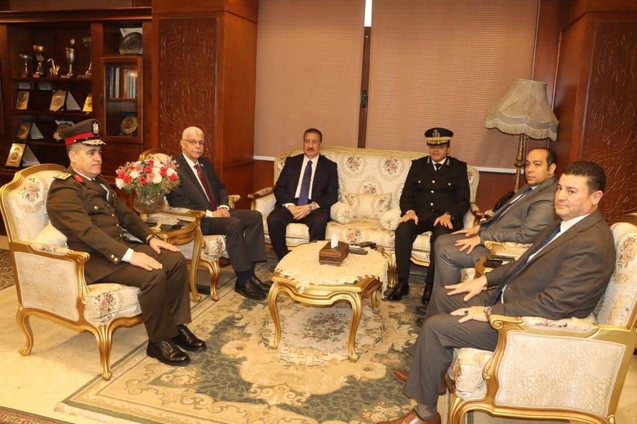 في عيد الشرطة الـ74.. رئيس جامعة المنوفية والمحافظ يقدّمان التهنئة للقيادات الأمنية