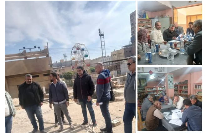 وزارة الشباب والرياضة تتابع أعمال إنشاء حمام السباحة بمركز شباب مدينة قنا
