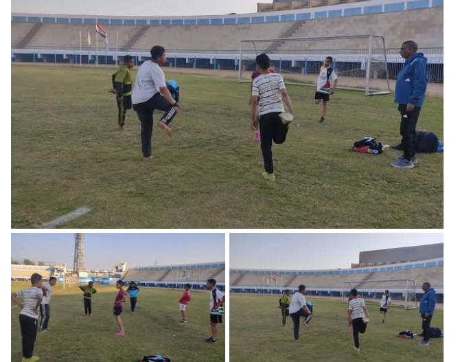 تدريبات مكثفة للموهبة والبطل الأولمبي بشعبة ألعاب القوى بالألومنيوم بنجع حمادي