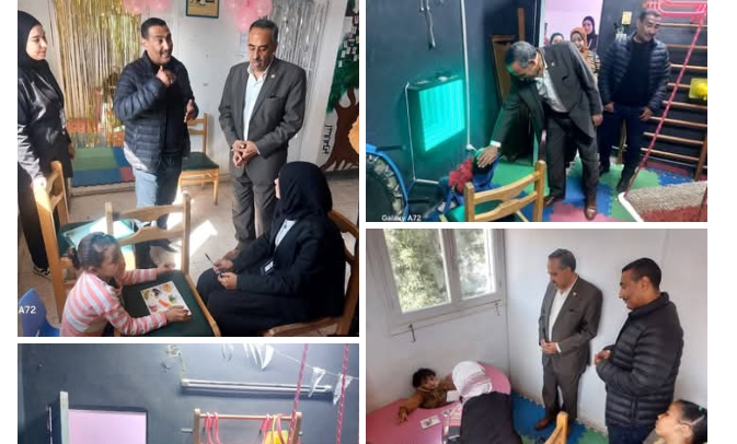 وكيل وزارة الشباب والرياضة بقنا يتفقد مركز شباب مدينة العمال ويشارك في احتفالية ذوي الهمم