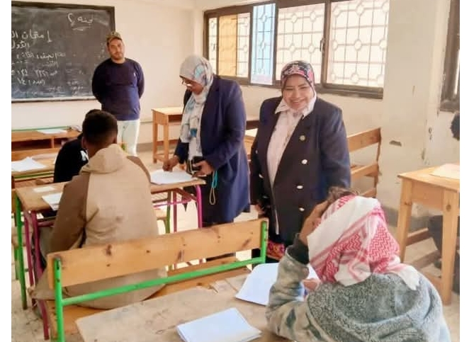 جولة تفقدية على مدارس الشلاتين لمتابعة انتظام العملية التعليمية