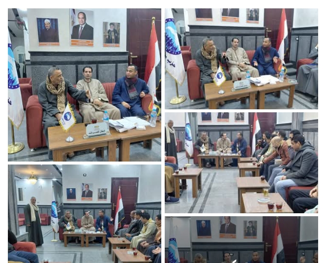 النائب نان نصر الله ذكي يستقبل وفد نقابة العاملين بشركة مصر الألومنيوم