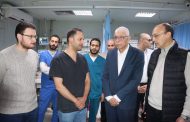 رئيس جامعة المنوفية يجرى جولة تفقدية ليلية بالمستشفيات الجامعية لمتابعة تقديم رعاية صحية متكاملة للمرضى ويهنئ الأطقم الطبية بحلول شهر رمضان المبارك