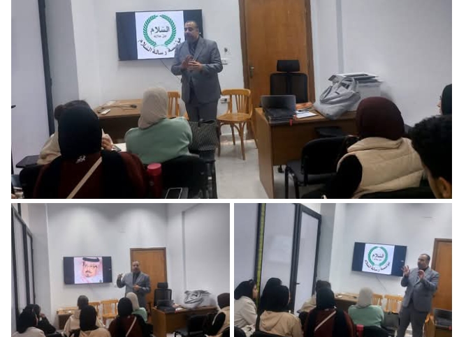 شرح ومناقشة أفكار الكاتب والمفكر على الشرفاء فى جلسة حوارية مع طلاب جامعة قناة السويس