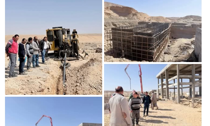 رئيس جهاز مدينة قنا الجديدة يتابع ميدانياً أعمال 