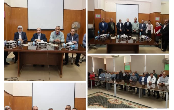تكريم مدير الاستحقاقات بجامعة قنا تقديرًا لمسيرته الوظيفية