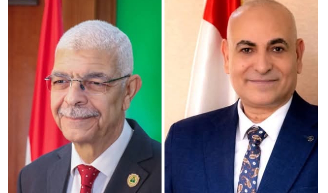 رئيس جامعة المنوفية يهنئ الدكتور ناصر عبد البارى لصدور القرار الجمهوري بتعيينه رئيسًا لجامعة مدينة السادات