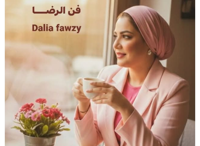 فن الرضا.. (بالبدلة الوردية وفنجان القهوة)