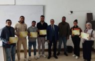 تسليم شهادات التدريب الميداني المرحلة الثامنة لطلاب معهد طيبة العالي لتكنولوجيا الإدارة والمعلومات