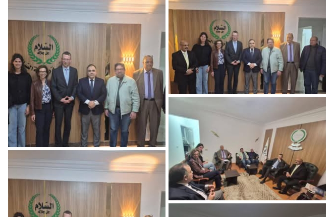 وفد مجمع الأساقفة الكاثوليك بألمانيا برئاسة د. ماتياس كوب المتحدث باسم المجمع و مستشار الفاتيكان