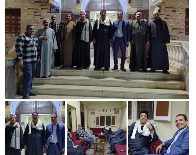 ‏نصر الله يزور أخيه النائب اللواء سيد فؤاد أبو زيد لتقديم التهنئة بعيد الفطر المبارك