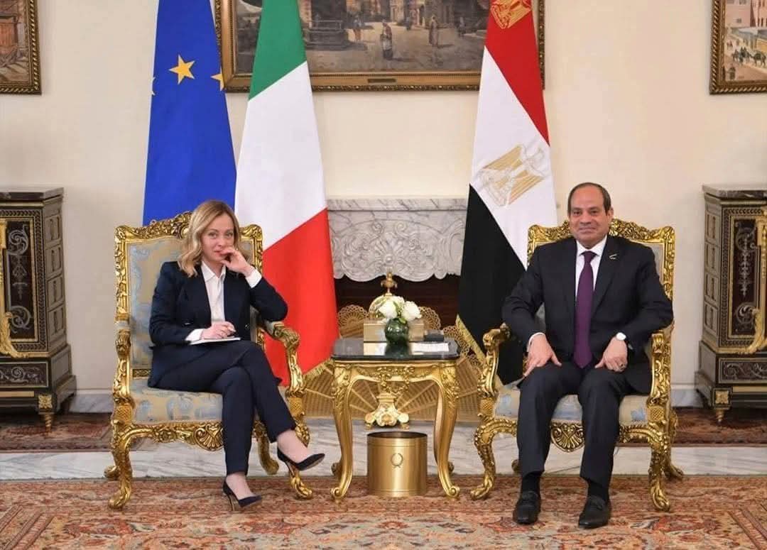 الرئيس السيسي وميلوني يشددان على دعم وقف إطلاق النار وتعزيز الاستقرار في الشرق الأوسط