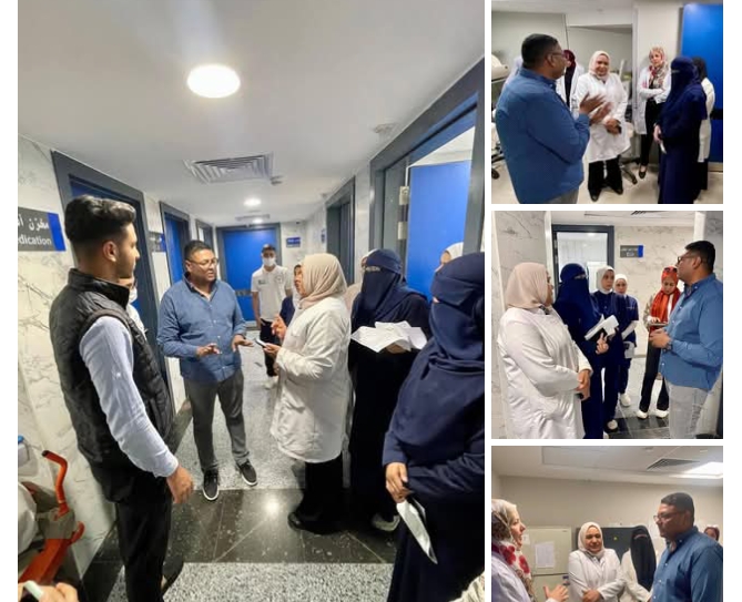 جولة تفقدية لوكيل وزارة الصحة بمستشفى الغردقة العام.