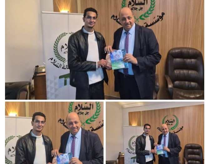 بالفيديو والصور..صانع المحتوى الخاص بالبيئة والحيوانات البرية محمد وجيه يزور مقر مؤسسة رسالة السلام بالقاهرة