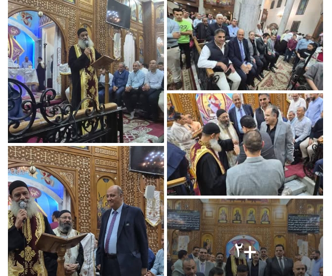 بالصور والفيديو كنيسة مار جرجس بالمطرية تستقبل وفد رسالة السلام.. دعوة للوحدة والتعايش المشترك