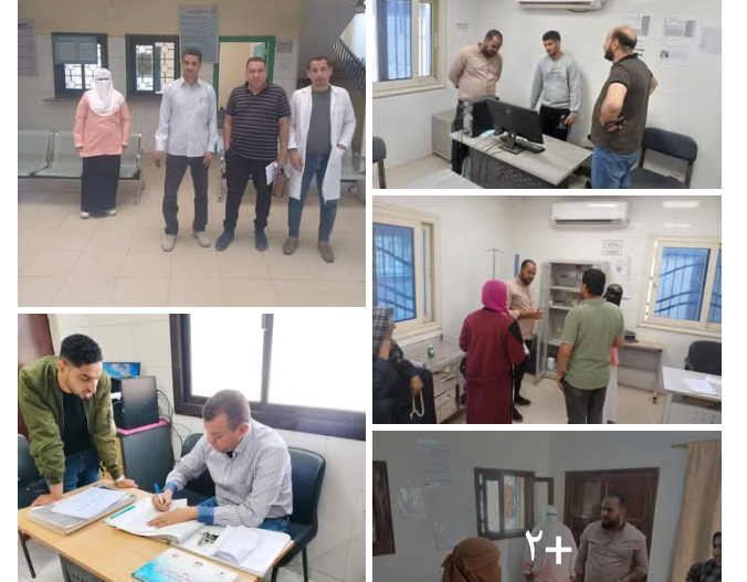 جولة تفقدية موسعة لمدير إدارة أبو تشت الصحية لمتابعة انتظام العمل بالوحدات الصحية