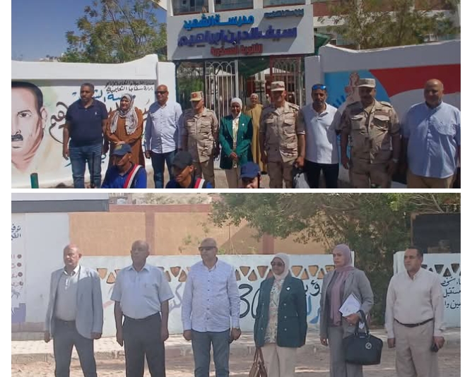 جولة ميدانية مكثفة لقيادات تعليم البحر الأحمر لدعم الانضباط والارتقاء بالمدارس