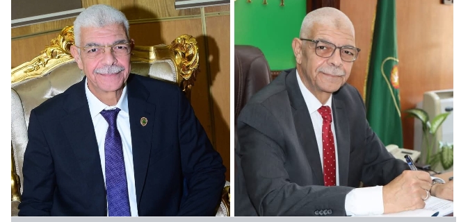 رئيس جامعة المنوفية يهنئ الدكتور أشرف حاتم لفوزه بعضوية لجنة الصحة بالاتحاد البرلماني الدولي 