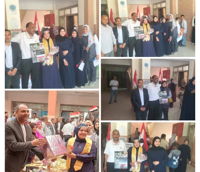 الطالبة ملك نجار كمال تحصد المركز الأول بقناوالثاني علي مستوي  الجمهورية في حفظ القرآن الكريم