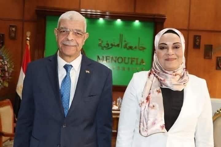 سعاد بيومى امينا عام جامعه المنوفيه